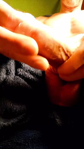 Playing with my cock