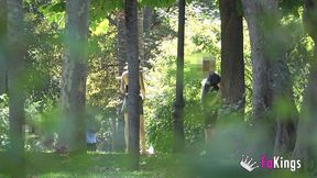 public blowings by zuko: she wants to lick a black dick in the park!