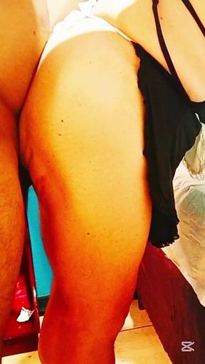 The Cleaning Lady Squirts When I Fuck Her in Doggy