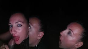 je suce sa grosse queue noire entre 2 buissons au cap