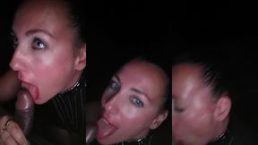 je suce sa grosse queue noire entre 2 buissons au cap