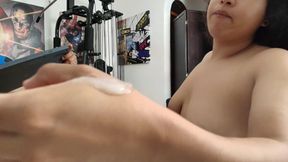 Lots of milk in your hands