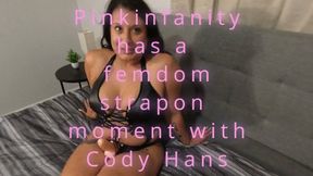 Pinkinfanity Strapon fucks Cody Hans and then makes him eat her until she cums (1080p)