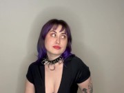 Hot Goth Girlfriend Loves Teasing You