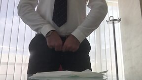 My cum in office