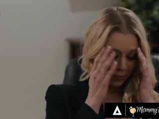 MAMA'S GAL - Glamorous Emma Hix Is Caught By Her Stepmom Having Sex With Their Hawt Boss Katie Morgan