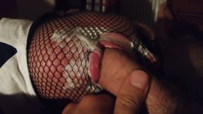 Food Play with Strawberries and Creamy Pussy for Miss Kika (homemade, Big Tits, Creamy Blowjob)