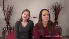 Desperate Amateurs Nicole Alisha Hot Girl on Girl Action While Mia and Tara Get Their Tight Pussies Pounded Hard