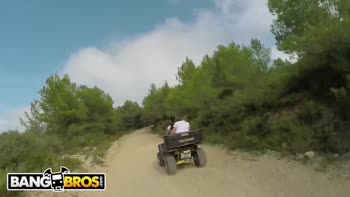 Aletta Ocean's Public Orgy in Spain: Busty Hungarian Babe Gets Screwed Wild
