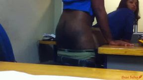 Sexy desi office girl risky bj and doggy sex with colleague mms