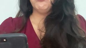 Hot Latina Slut Wife Reacts to Dick Pics and Begs for Cum Inside Her Big Tits