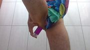 No banheiro da festa!