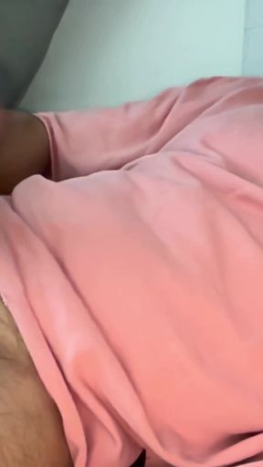 Emotional moment from "Big Arab cock jerking off on a French girl with huge tits and big round ass on Omgl"