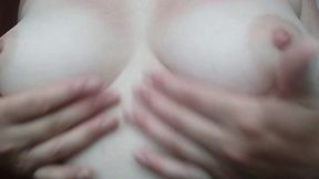 Busty Babe Jiggles Her Big Naturals, Fingers Her Pussy in Hot Solo Action - Begs to Get Fucked Hard