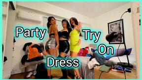Party Dress Try On