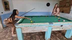 WE RENTED A BAR WITH A POOL TABLE JUST TO FART FOR YOU PART 1 BY BELLA CRUEL, BABI VENTURA AND BRITNEY HUNTER CAM FULL HD