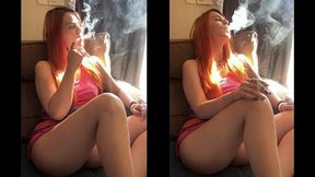 A casual day smoking