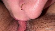 Natural Big Clit Masc Lesbian Gets Sloppy Head From Femme