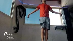 training in the gym