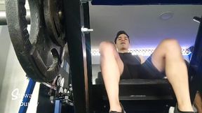 training in the gym