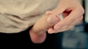 Got so horny I had to masturbate my uncut white dick