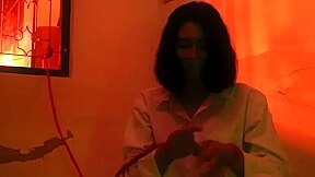 Thai Girl Silver Tape Gagged