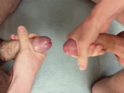Friends Frot / I cum on his dick and he cums on mine