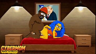 Wife Cheated on Her Husband with a Black Guy. Cartoon