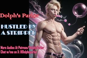 Hustled by a stripper then fucked raw by muscle hunks