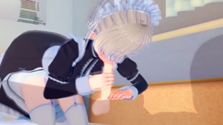 Sheffield's Maid Duty - Azur Lane - 3D Hentai / Koikatsu