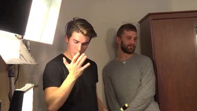 Jose Manuel & Nikol Monak enjoy with their mates in group shag