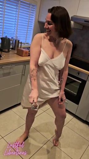 Panty Pissing - You Can See How Much That Was Needed!