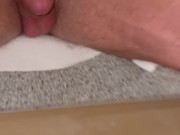 Big Dick Guy Giving Myself Handjob In Public Gym Sauna Fear To Not Get Caught ✊🍆