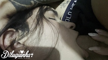 tirou um descanso chupando meu pênis