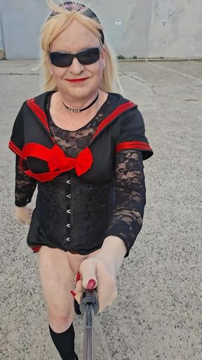 Sissymandy Red Sailor Dress