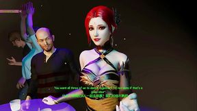 Ya Fei at night club - 3D Animation