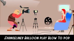 MILFS Balloon Play and Blows to pop in Pantyhose