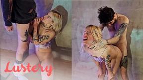 ”Exhibitionist Couple's Steamy Show”