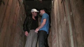 Scally boy submissed by bad boy