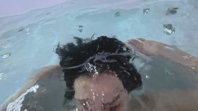 Underwater submarine blowjob