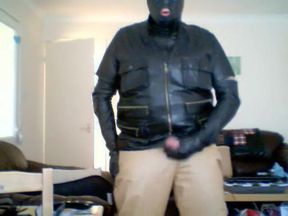 Cumming on my leather