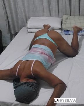 Ladysilva crossdress in new panties that hot ass