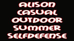 Alison casual dress summer outdoor selfdefense