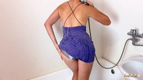I take off my dress for U to cum - Real Amateur Solo