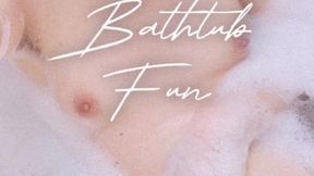 Bathtub fun with Chloe