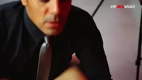 Big Natural Tits Sucked Hard on Set... He Won't Let Her Nipples Go