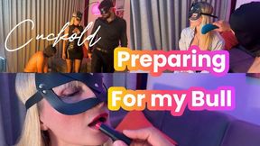 GEA DOMINA CUCKOLD Preparing for my bull (SUB ENG)