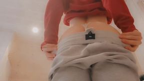 Sissy Femboy in Sweatpants - Teases You