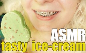 Eating in braces: ice-cream video
