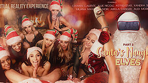 Santa’s Naughty Elves ( 2) With Carmen Caliente, Xandra Sixx And Astrid Star